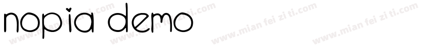 NOPIA DEMO字体转换